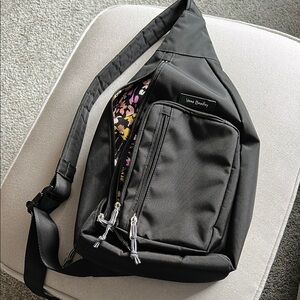 Vera Bradley Black Sling Bag